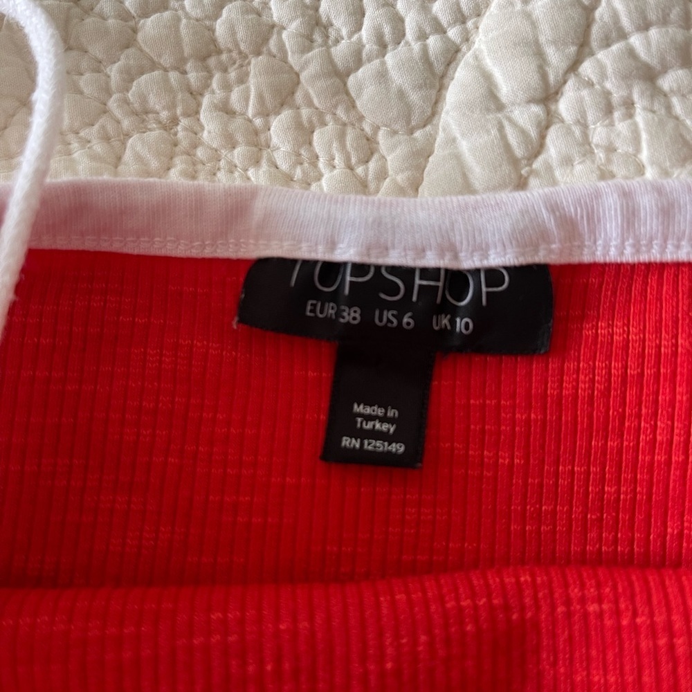 TOPSHOP Red Cami Tank - Picture 10 of 10